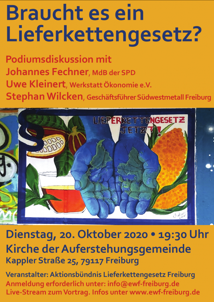 Braucht es ein Lieferkettengesetz? - Podiumsdiskussion